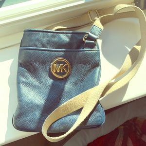 Navy blue Michael Kors crossbody bag!